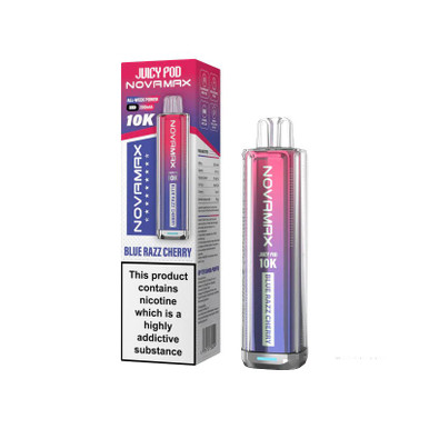 Juicy Pod Novamax 10K Prefilled Blue Razz Cherrry — buy online at Best UK Wholesaler