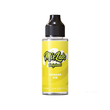Mix Labs Originals 100ml Banana Ice 100ml — buy online at Best UK Wholesaler