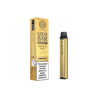 Gold Bar Pod System Prefilled Banana Ice 20mg — buy online at Best UK Wholesaler