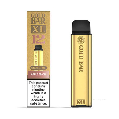 Gold Bar XL Prefilled Pod Kit Apple Peach 20mg — buy online at Best UK Wholesaler