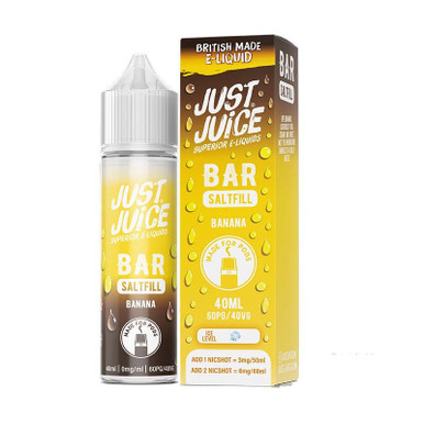 Just Juice Bar Saltfill 40ml Longfill Banana 40ml — buy online at Best UK Wholesaler