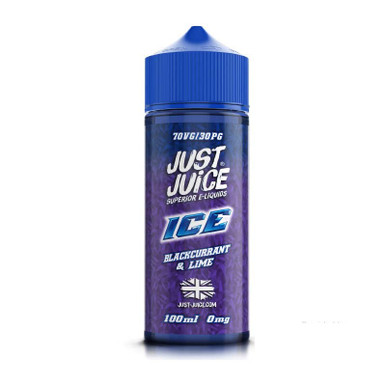 Just Juice Ice 100ml Blackcurrant Lime 100ml — buy online at Best UK Wholesaler