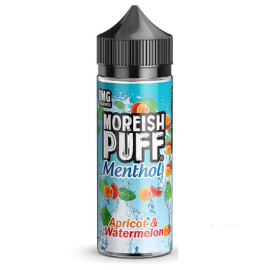 Moreish Puff Menthol 100ml Apricot & Watermelon Menthol 100ml — buy online at Best UK Wholesaler