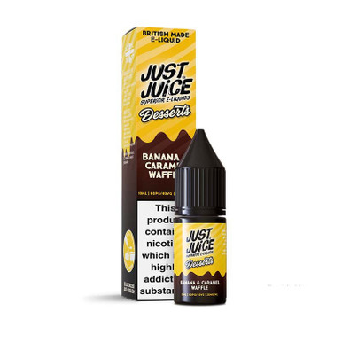 Just Juice Desserts Banana & Caramel Waffle 20mg — buy online at Best UK Wholesaler