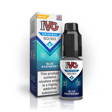 IVG 50/50 Blue Raspberry 12mg — buy online at Best UK Wholesaler