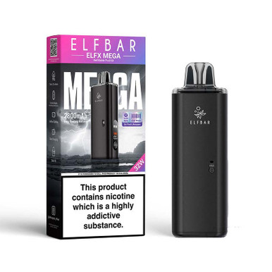 ELFBAR ELFX Mega Pod Kit Black — buy online at Best UK Wholesaler