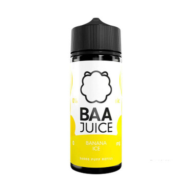Baa Juice 100ml Banana Ice 100ml — buy online at Best UK Wholesaler