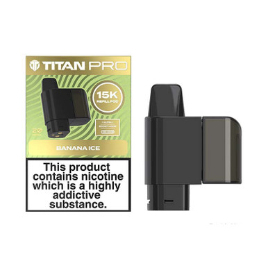 Titan Pro Prefilled Pods Banana Ice 20mg — buy online at Best UK Wholesaler