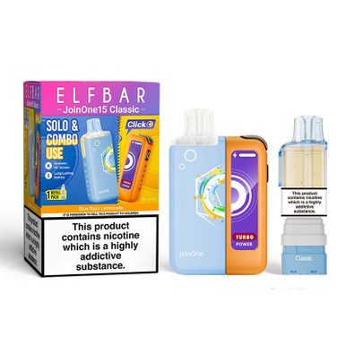 ELFBAR JoinOne15 Prefilled Pod Kit Blue Razz Lemonade 20mg — buy online at Best UK Wholesaler