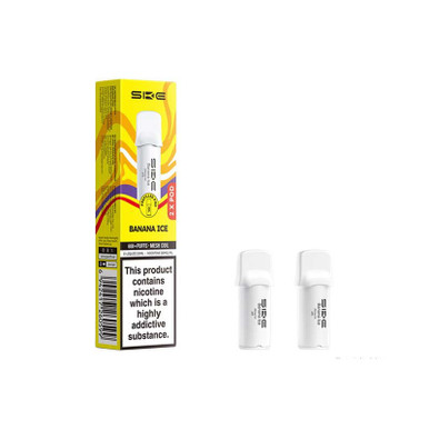 SKE 600 Pro Prefilled Pods 2 Pack Banana Ice 20mg — buy online at Best UK Wholesaler