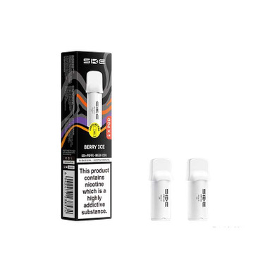 SKE 600 Pro Prefilled Pods 2 Pack Berry Ice 20mg — buy online at Best UK Wholesaler