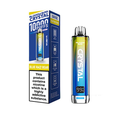 Bloody Bar Crystal 10K Prefilled Pod Kit Blue Razz Bear 20mg — buy online at Best UK Wholesaler