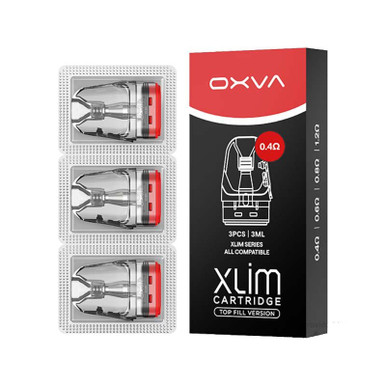 OXVA Xlim v3 XL Top Fill Cartridge 3 Pack 0.4 Ohm — buy online at Best UK Wholesaler