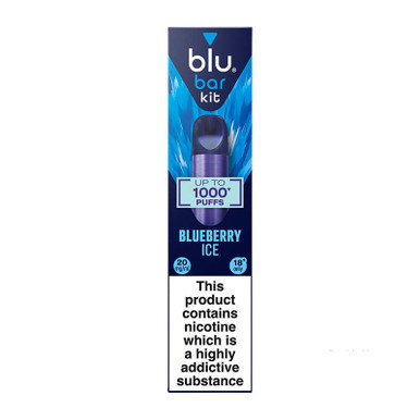 Blu Bar Prefilled Pod Kit Blueberry Ice 20mg — buy online at Best UK Wholesaler