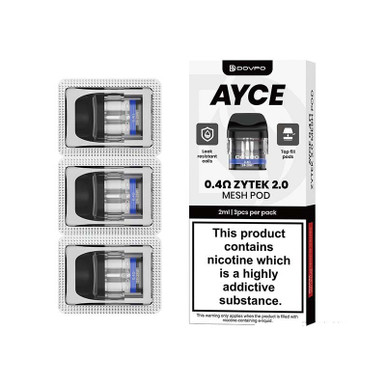 Dovpo Ayce Zytek 2.0 2ml Replacement Pods 3 Pack 0.4 Ohm — buy online at Best UK Wholesaler
