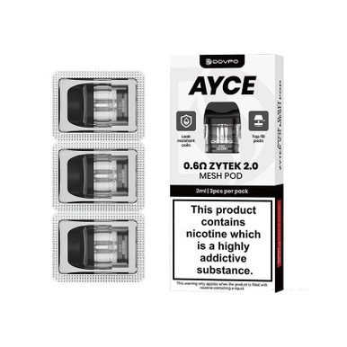 Dovpo Ayce Zytek 2.0 2ml Replacement Pods 3 Pack 0.6 Ohm — buy online at Best UK Wholesaler