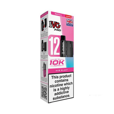 IVG Pro 12 Prefilled Pod 12ml Hub Blast 20mg — buy online at Best UK Wholesaler