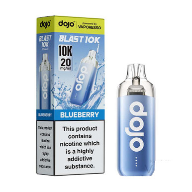 Vaporesso Dojo Blast 10K Big Puff Device Blueberry 20mg — buy online at Best UK Wholesaler