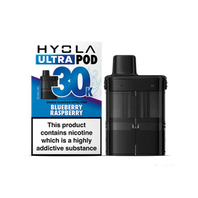 Hyola 30K Prefilled Pods Blueberry Raspberry 20mg — buy online at Best UK Wholesaler