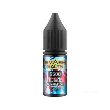 Smash Salts 6500 Blue Razz Gummy Rush 10mg — buy online at Best UK Wholesaler