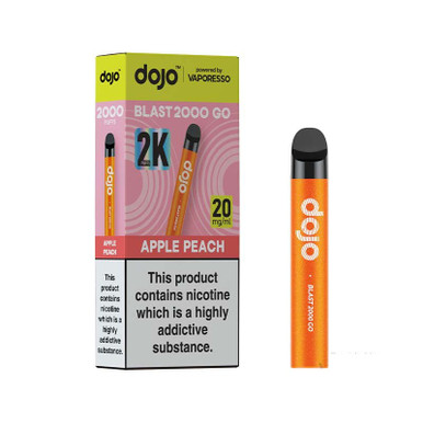 Vaporesso Dojo Blast 2000 Go Prefilled Pod Kit Apple Peach 20mg — buy online at Best UK Wholesaler