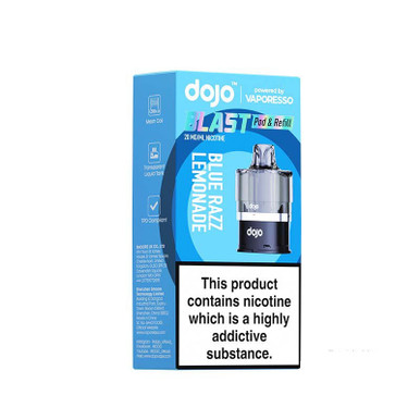 Vaporesso Dojo Blast 6000 Prefilled Pods Blue Razz Lemonade 10mg — buy online at Best UK Wholesaler