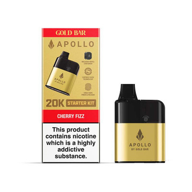 Gold Bar 20K Apollo AIO Big Puff Device Cherry Fizz 20mg — buy online at Best UK Wholesaler