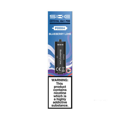 SKE Crystal 4 in 1 2400 Pre filled Flavour Pods Blueberry Lime 20mg — buy online at Best UK Wholesaler