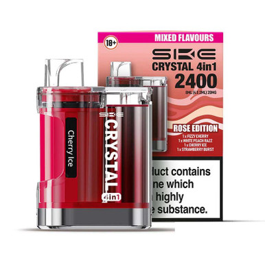 SKE Crystal 4 in 1 2400 Prefilled Pod Kit Rose Edition — buy online at Best UK Wholesaler