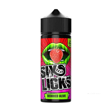 Six Licks 100ml Shortfills Berried Alive — buy online at Best UK Wholesaler