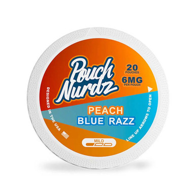 Pouch Nurdz - Peach Blue Razz 12mg · 4-dots — buy online at Best UK Wholesaler