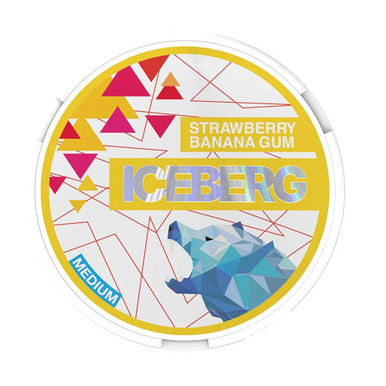 Iceberg - Strawberry Banana Gum 20mg · 3-dots — buy online at Best UK Wholesaler