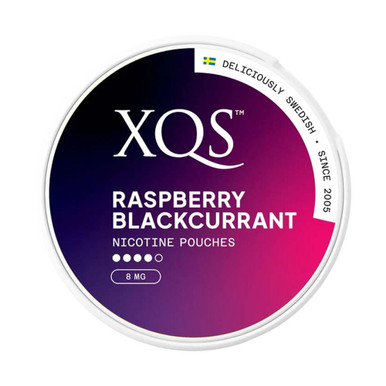 XQS - Raspberry Blackcurrant 8mg · 4-dots — buy online at Best UK Wholesaler
