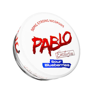 Pablo Exclusive - Sour Blueberries 50mg · Extra Strong — buy online at Best UK Wholesaler