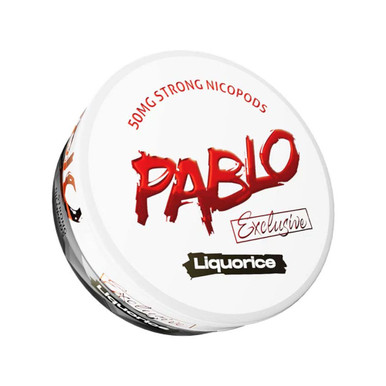 Pablo Exclusive - Liquorice 50mg · Extra Strong — buy online at Best UK Wholesaler