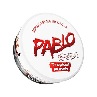 Pablo Exclusive - Tropical Punch 50mg · Extra Strong — buy online at Best UK Wholesaler