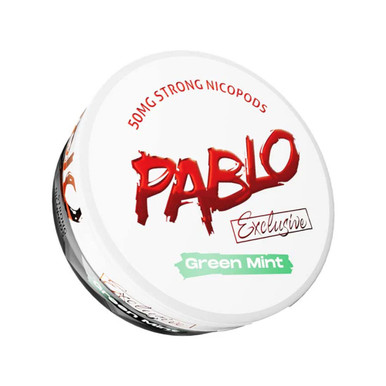 Pablo Exclusive - Green Mint 50mg · Extra Strong — buy online at Best UK Wholesaler