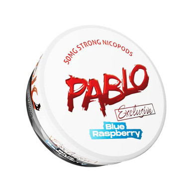 Pablo Exclusive - Blue Raspberry 50mg · Extra Strong — buy online at Best UK Wholesaler