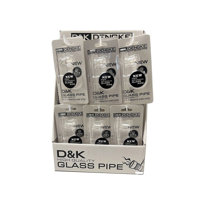 D&K Dengke Smoking Pipe DK8581 Glass Pipe 24 pack — buy online at Best UK Wholesaler