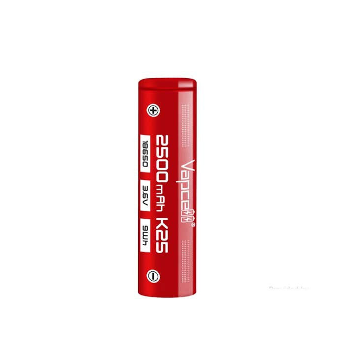 Vapcell K25 18650 2500mAh Rechargeable Battery — buy online at Best UK Wholesaler