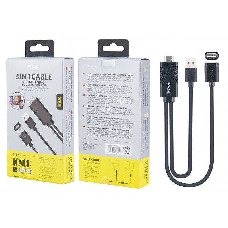 Cable de hdmi a micro usb sale