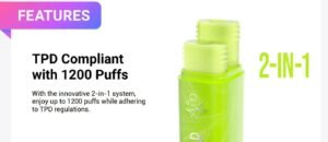 Elf Bar 1200 Prefilled Pod Vape Kit